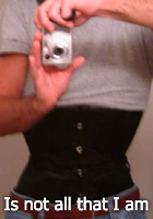 Aarkeybabble : Aarkey - the man in a corset