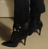 Aarkeybabble : locking 5 inch heels are tough to get into without help
