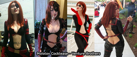 Aarkeybabble : Molotov Cocktease - Smoking hot Soviet spy, who's locked in an inpenatrable chastity belt. That's my kind of spy!