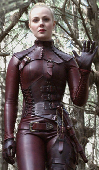 Aarkeybabble : Jessica Marais as Mistress Denna in Legend of the Seeker