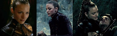 Aarkeybabble : Tabrett Bethell as Mord'Sith Cara has all the right curves, and right hooks!