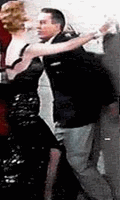 Aarkeybabble : When she is towering in her heels, it is easy to corner and intimidate the man
