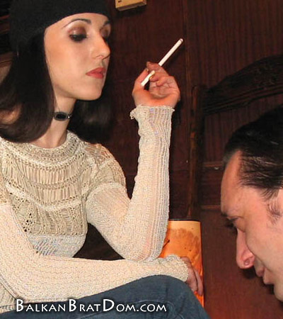 The Balkan Brat Dom smokes like an 8 year old, only ever wants her feet worshiped or face sits her sub, and doesn't really ever do traditional BDSM. But she's got the imperious attitude I love. Aarkeybabble : The Balkan Brat Dom smokes like an 8 year old, only ever wants her feet worshipped or face sits her sub, and doesn't really ever do traditional BDSM. But she's got the imperious attitude I love.